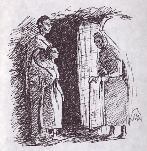 Illustration from “The Man with the Evil Eye”