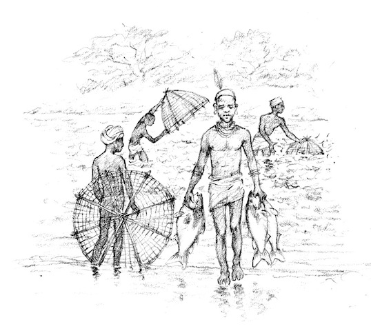 Illustration from “The People of the Sea”