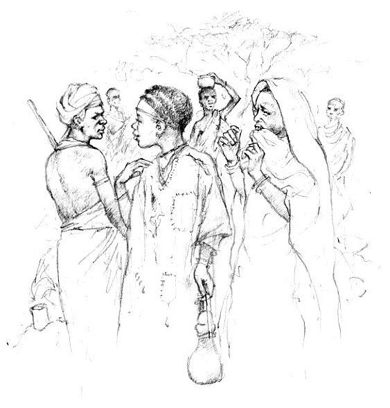 Illustration from “The Story of Jahiti”