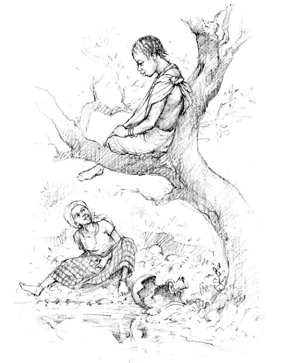 Illustration from “Adiberga and her Brothers”