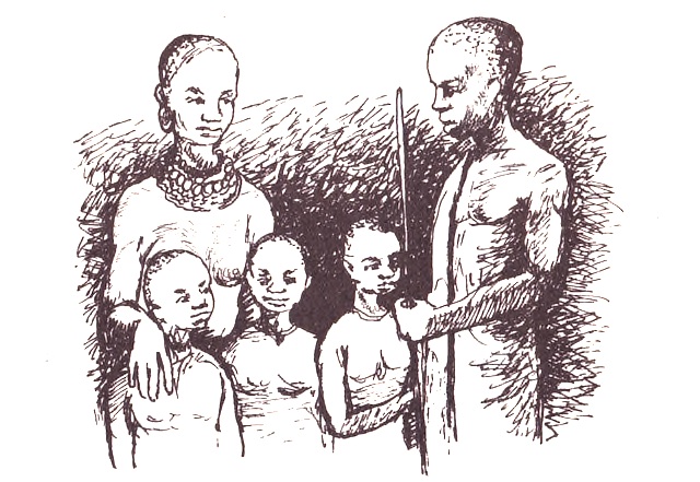 Illustration from “Ngap and Nyakwiy”