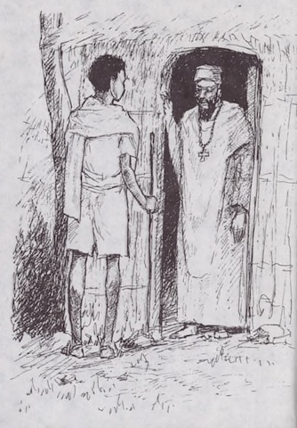 Illustration from “The Monks' Blessing”